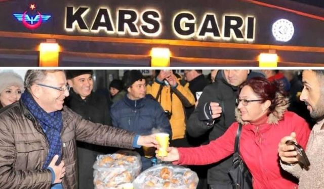 Turistik Doğu Ekspresi Kars'ta sazlı sözlü karşılandı