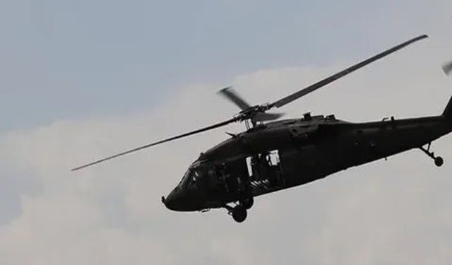 Isparta'da askeri helikopter düştü