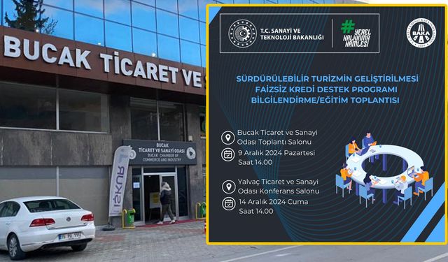 BAKA Bucak Ticaret ve Sanayi Odasında faizsiz kredi destek toplantısı