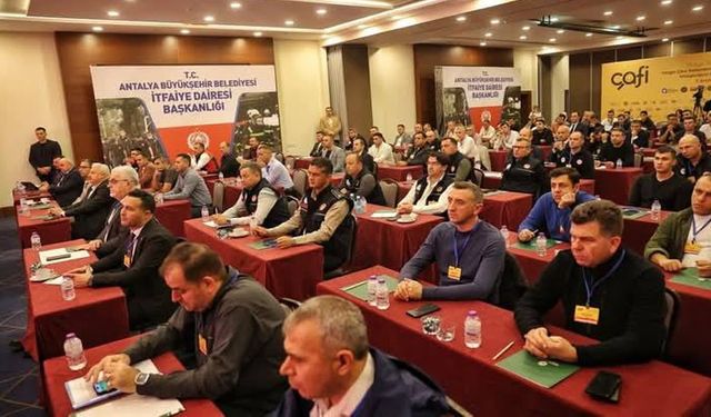 14 büyükşehir belediye itfayesi Antalya'da buluştu