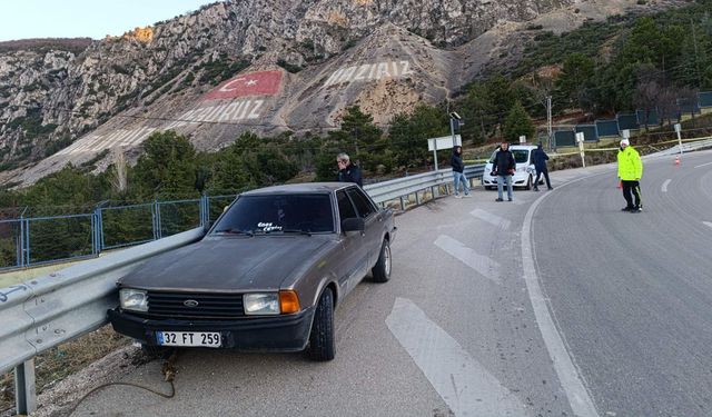 Eğirdir miskinlerde yine trafik kazası