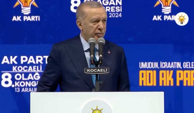 Cumhurbaşkanı Erdoğan Kocaeli'nden seslendi:"AK Parti'nin davası bir medeniyet davasıdır"