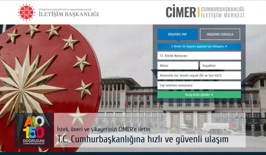 CİMER'e 2024'te 4,5 milyon başvuru yapıldı