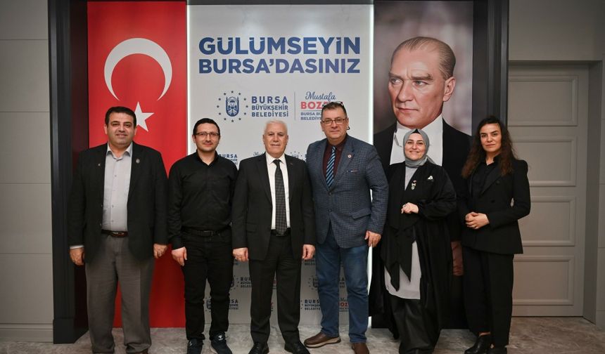 TDED Bursa Şubesi'nden Başkan Bozbey'e ziyaret