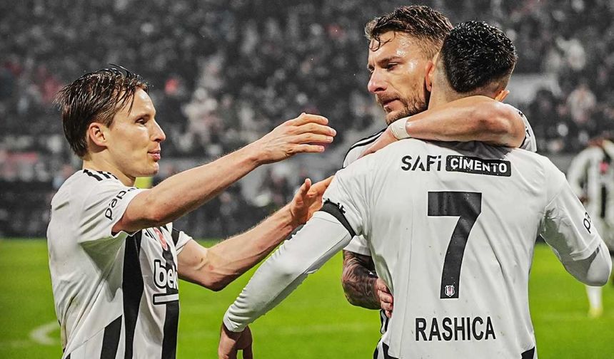 Beşiktaş, Trabzonspor karşısında geriden gelerek kazandı