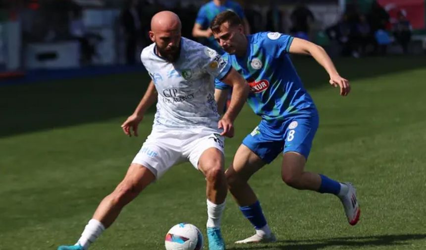 Çaykur Rizespor evinde Bodrum'a kaybetti