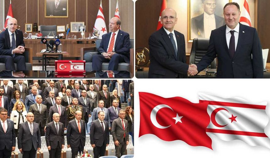 Bakan Şimşek’ten KKTC ziyareti: “İş birliğimizi güçlendireceğiz”