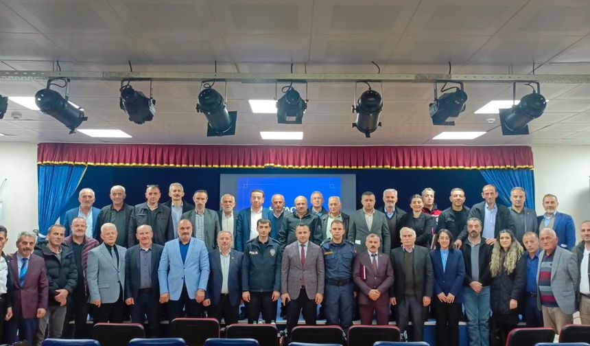 Vakfıkebir'de muhtarlara seminer verildi