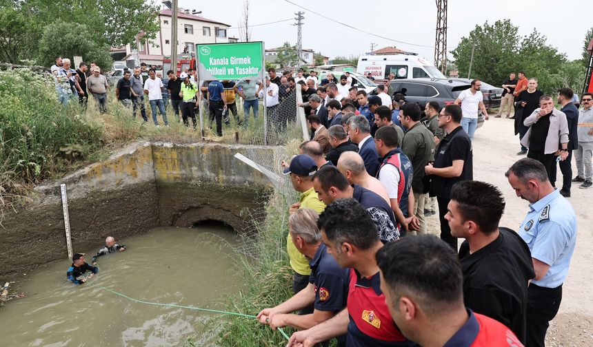 Amasya’da sulama kanalına düşen çocuk hayatını kaybetti