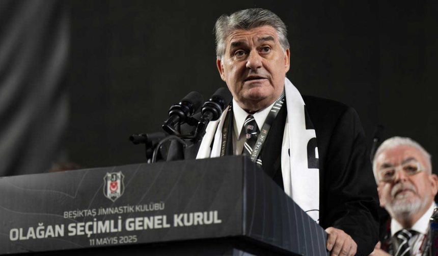 Serdal Adalı, Beşiktaş’ta yeniden başkan seçildi