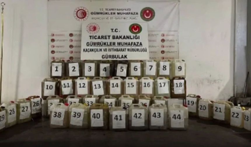 Ağrı Gürbulak’ta 2,8 milyar TL’lik uyuşturucu operasyonu
