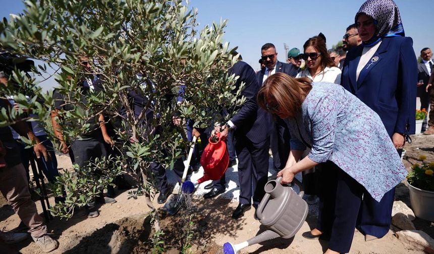 Gaziantep ve Bağdat kardeşliği! Türkiye Bahçesi’ne 5 bin fidan