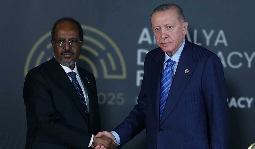 Cumhurbaşkanı Erdoğan Somali lideri Mahmud ile görüştü