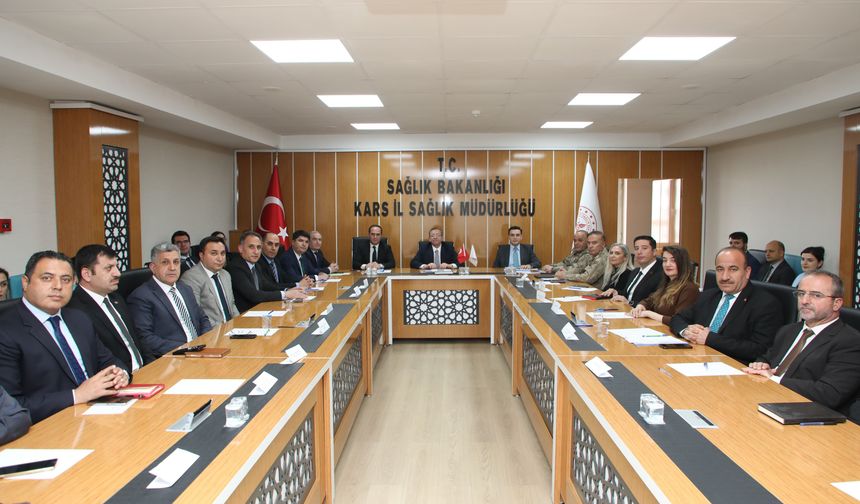 Kars'ta Bağımlılıkla Mücadele Toplantısı gerçekleştirildi