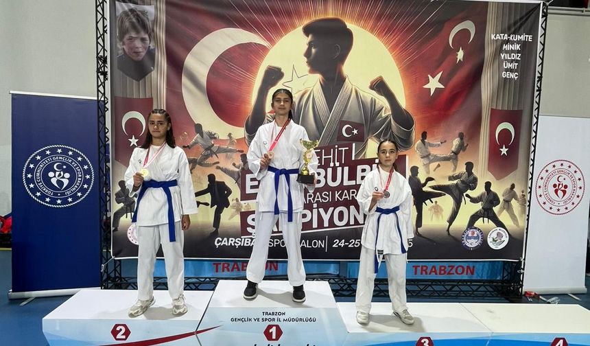 Şehit Eren Bülbül İllerarası Karate Şampiyonası'nda büyük başarı!