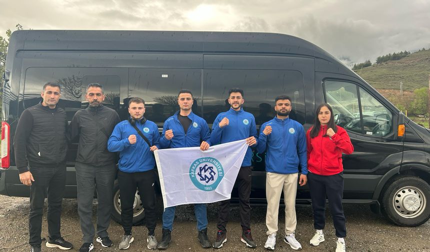 Kafkas Üniversitesi Muay Thai Takımı şampiyona için Antalya’da ter döktü