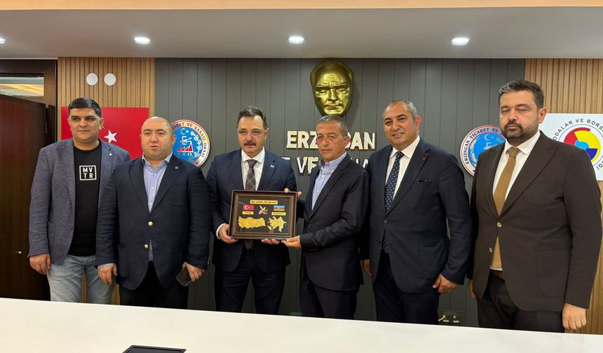 TİMBİR’den Erzincan TSO Başkanı Ahmet Tanoğlu’na ziyaret
