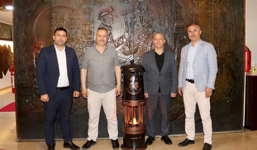 Emekli madenci Ercan Acun'dan GMİS'e ziyaret