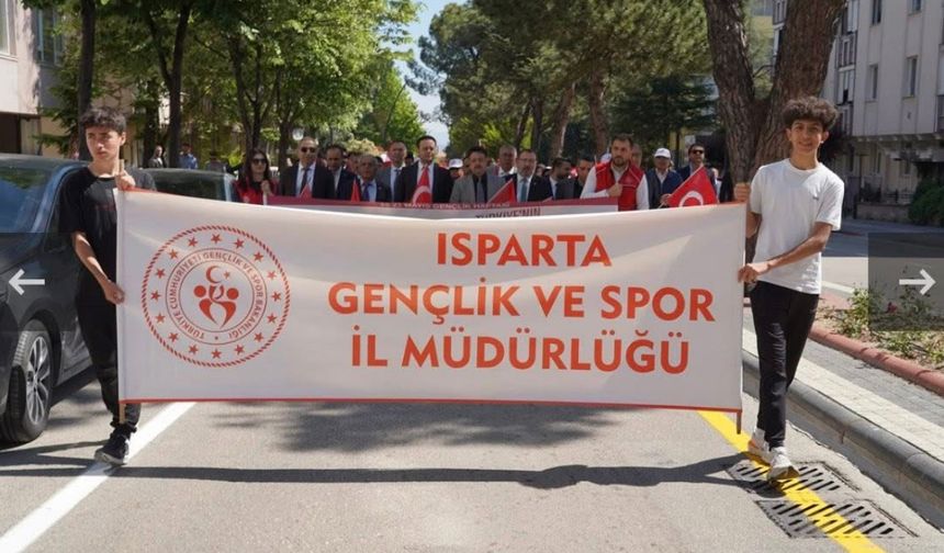 Isparta’da gençlik haftası coşkusu başladı