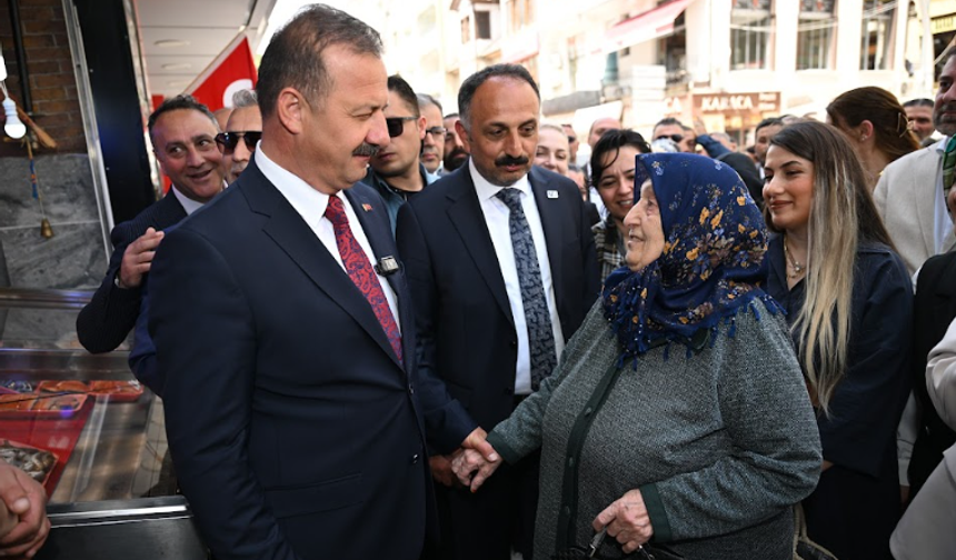 Ağıralioğlu'ndan Gümüşhane'de esnaf ziyareti