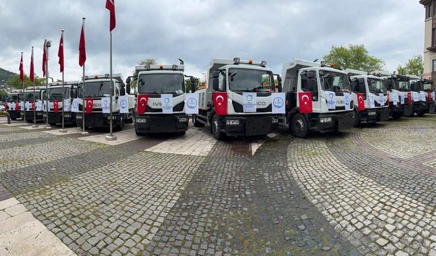 Ordu’da güçlü altyapı için yeni araçlar