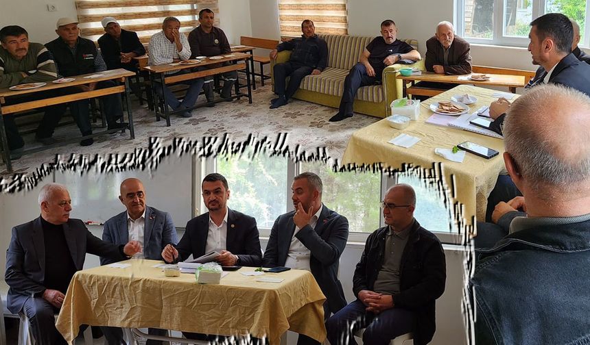 Burdur Milletvekili Mustafa Oğuz, Karacaören köyü'nü ziyaret etti