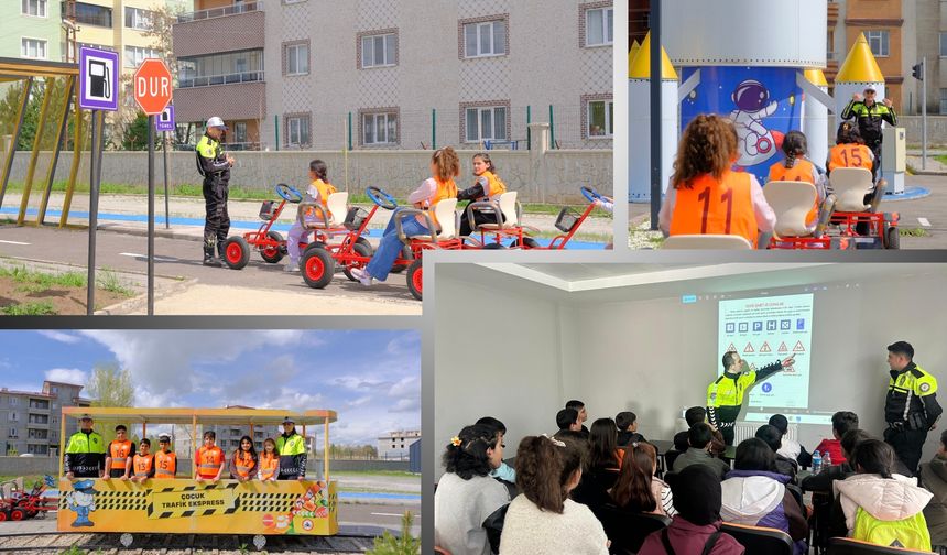 Ağrı'da trafik eğitimleri devam ediyor