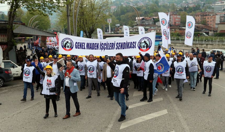 Emeğin başkenti Zonguldak'ta 1 Mayıs coşkusu