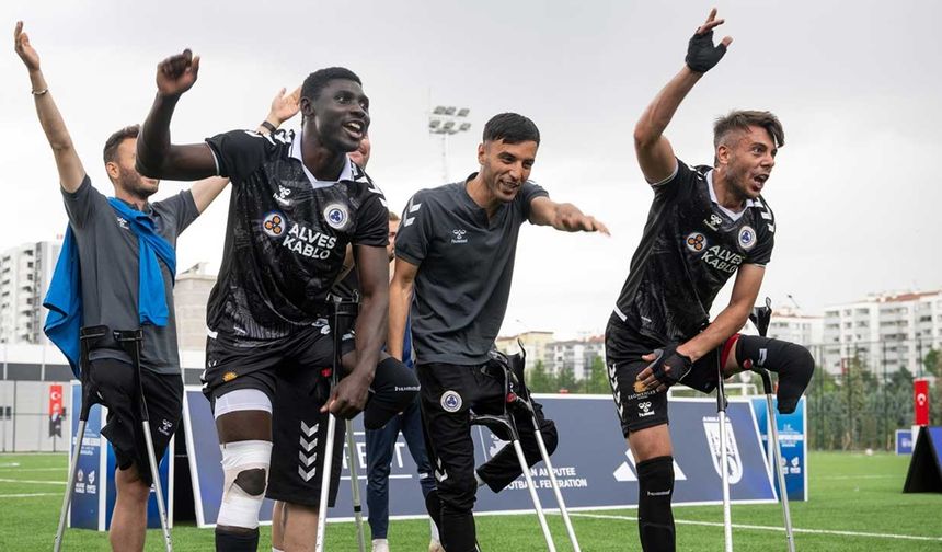 2025 Ampute Futbol Şampiyonlar Ligi ilk maçında Alves Kablo, Ankara'da rahat kazandı