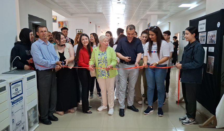Beypazarı'nda okulların yıl sonu sergileri açılıyor