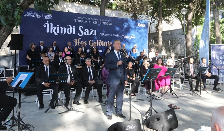 Gaziantep'te İkindi Sazı ile türküler yeniden yankılandı
