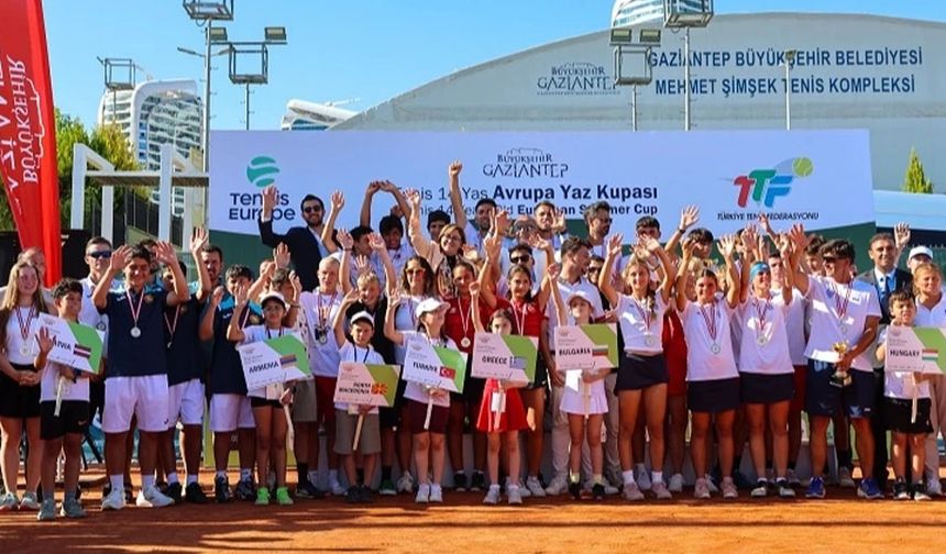 Gaziantep Uluslararası Tenis 14 Yaş Avrupa Yaz Kupası elemeleri tamamlandı