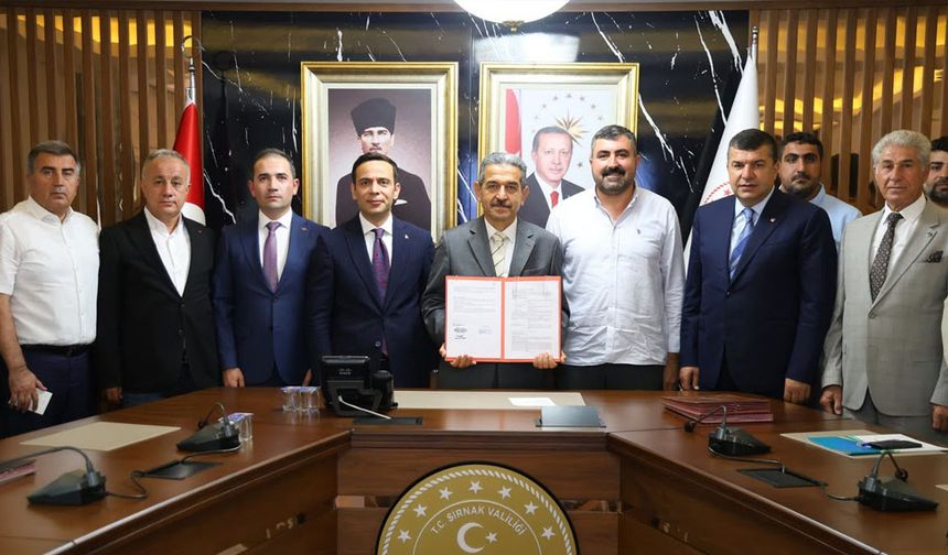 Silopi’de bin kişilik istihdam sağlayacak sera projesi başladı