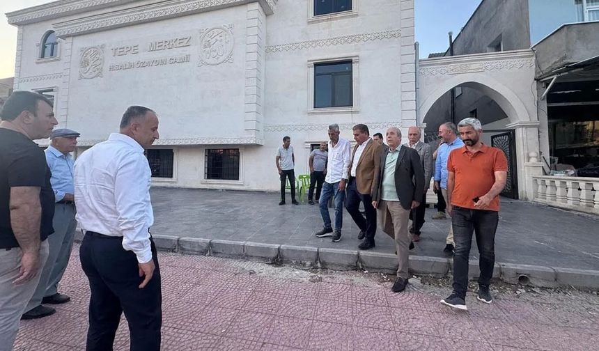 Mehdi Eker’den Bismil Tepe beldesi’ne bayram ziyareti