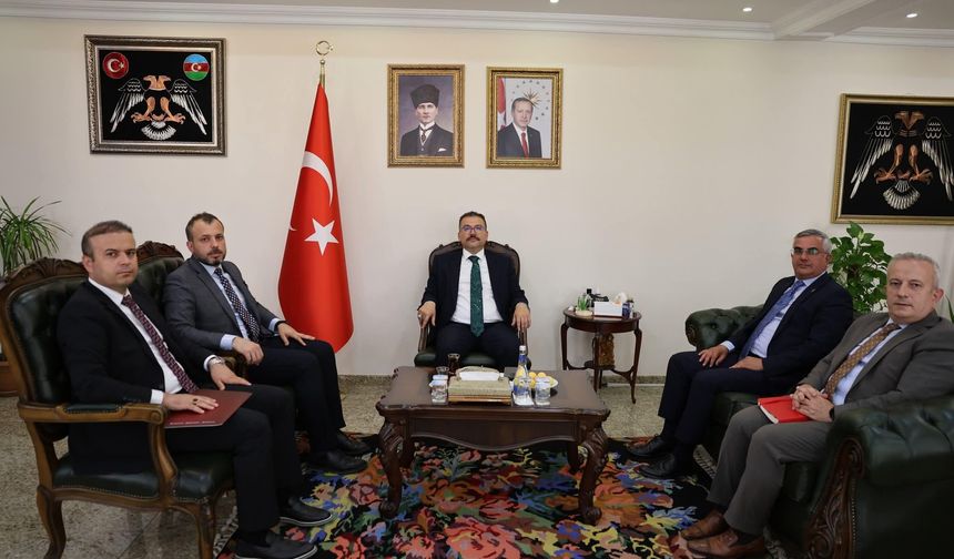 Tarım ve Çevre yetkililerinden Vali Ercan Turan’a ziyaret