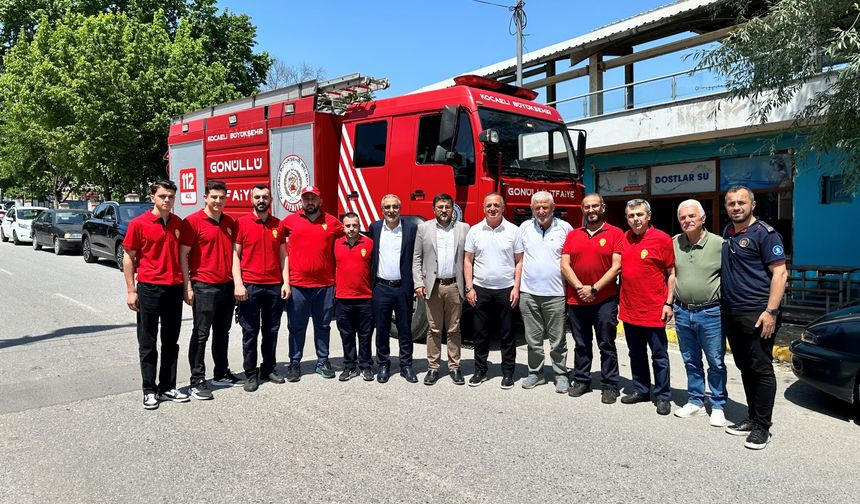 Kocaeli'de gönüllü kahramanlara moral ziyareti