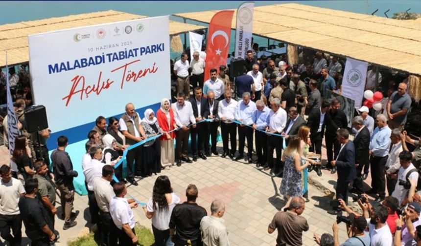 Malabadi’de 960 dönümlük tabiat parkı hizmete açıldı