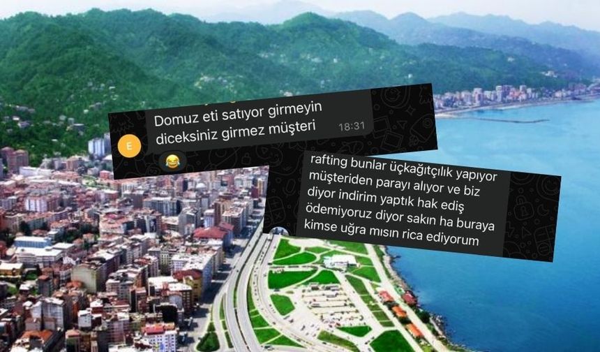 Rize’de Arap turistlere skandal yönlendirme: Komisyon alamayan şoförlerden “Domuz Eti” iftirası!