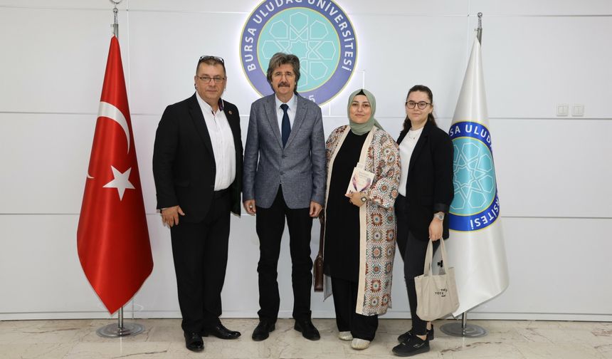 TDED Bursa Şubesinden Uludağ Üniversitesi rektörü Yılmaz'a ziyaret