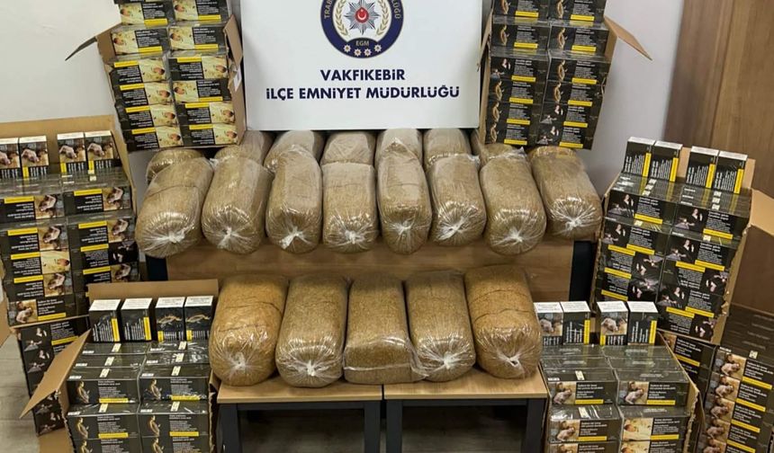 Vakfıkebir Emniyet Müdürlüğünden ilçe tarihinin en büyük kaçakçılık operasyonu !