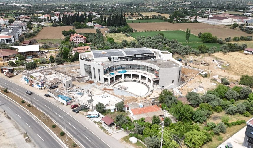 Milas Kültür Merkezi’nin yüzde 77’si tamamlandı