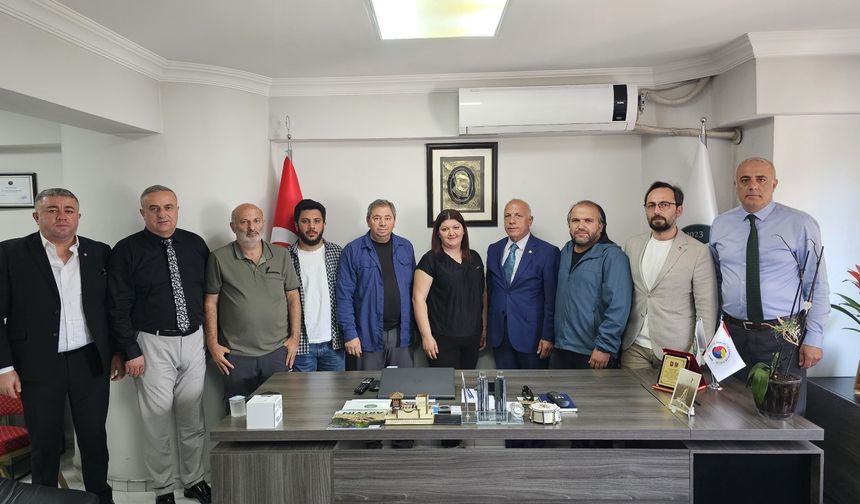 Basın temsilcilerinden Ticaret Borsası’na ziyaret
