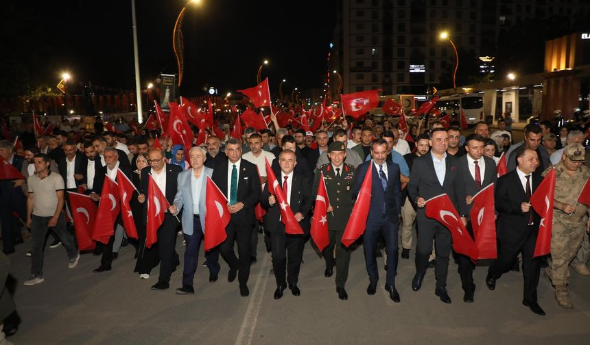 Elazığ’da 15 Temmuz Demokrasi ve Millî Birlik Günü etkinlikleri düzenlendi