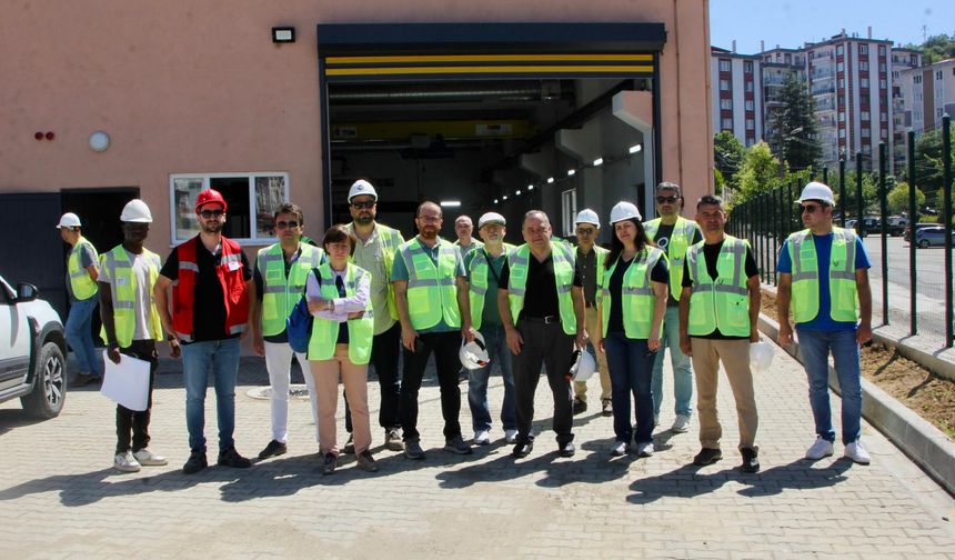 Atık su tesisi için bakanlık temsilcileri Giresun'da