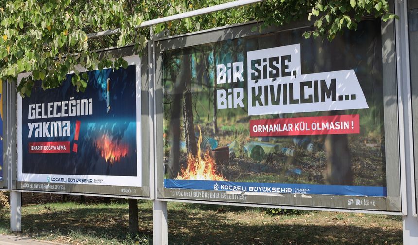Kocaeli Büyükşehir orman yangınlarına  karşı farkındalığı artırıyor