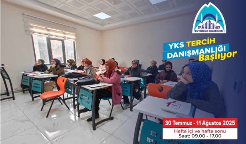 Eyyübiye Belediyesi'nden gençlere YKS tercih desteği