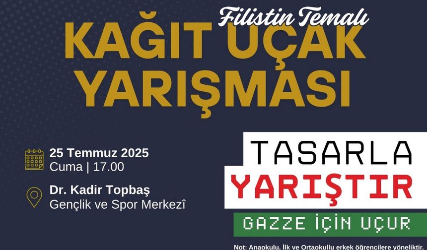 AGD Gaziosmanpaşa; Gazze için uçuruyoruz