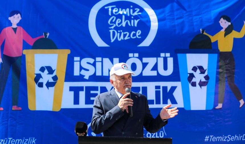 Düzce Belediyesi'nden temizlik kampanyası