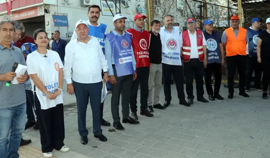 Türk-İş, eylemlerini kararlılıkla sürdürüyor; “Bu ülkenin temel direğiyiz”