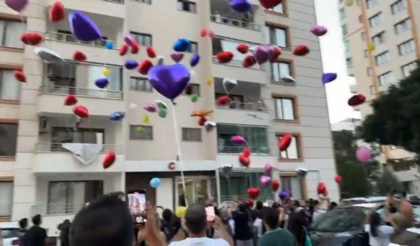 Lösemiyi yenen 14 yaşındaki Efrin’e Diyarbakır’dan balonlarla destek